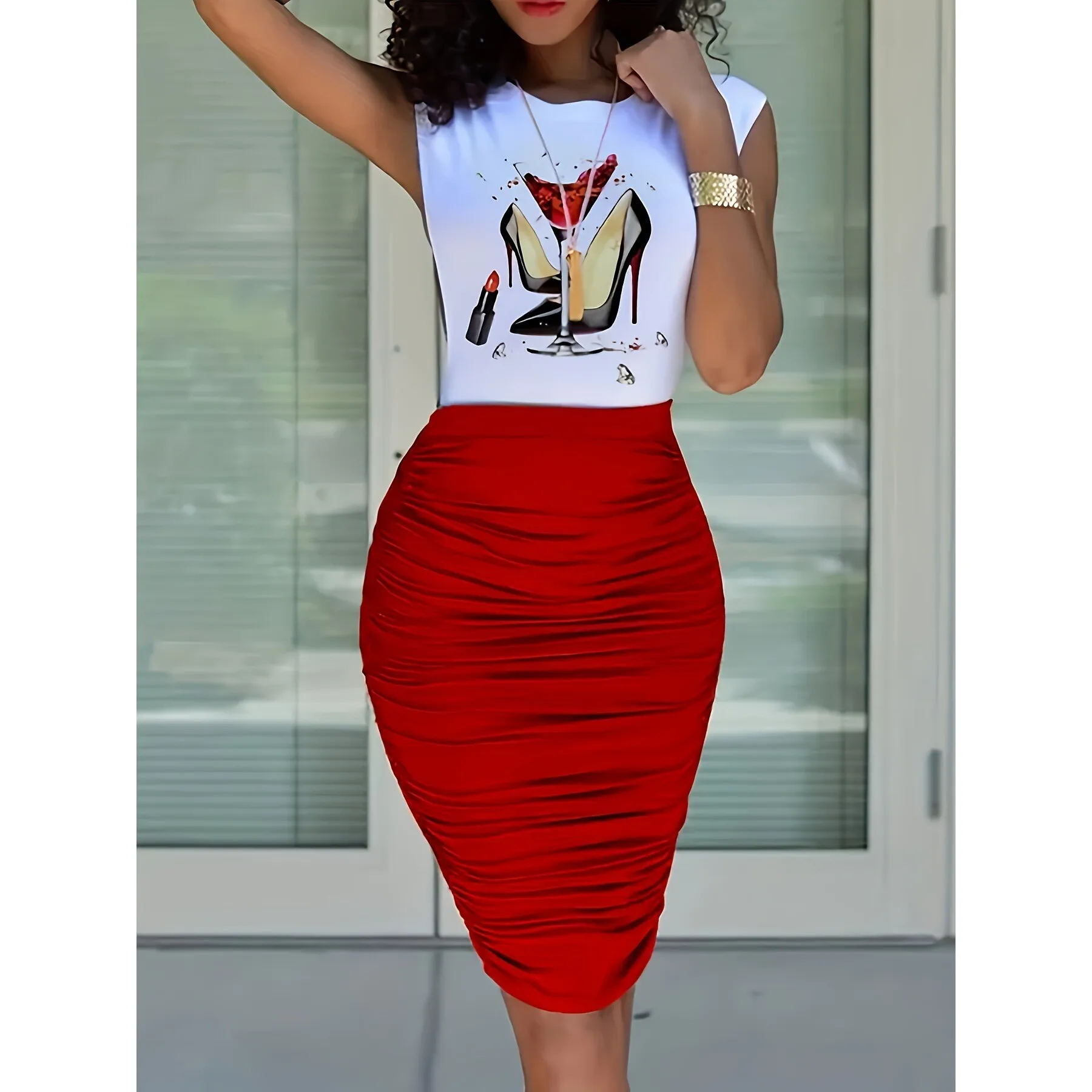 Floral Print Dress Set Women's Fashion Summer Outfit Cross-Border Printed Skirt And Top Ensemble Female Spring Season
Floral Print Dress Set Women's Fashion Summer Outfit Cross-Border Printed Skirt And Top Ensemble Female Spring Season