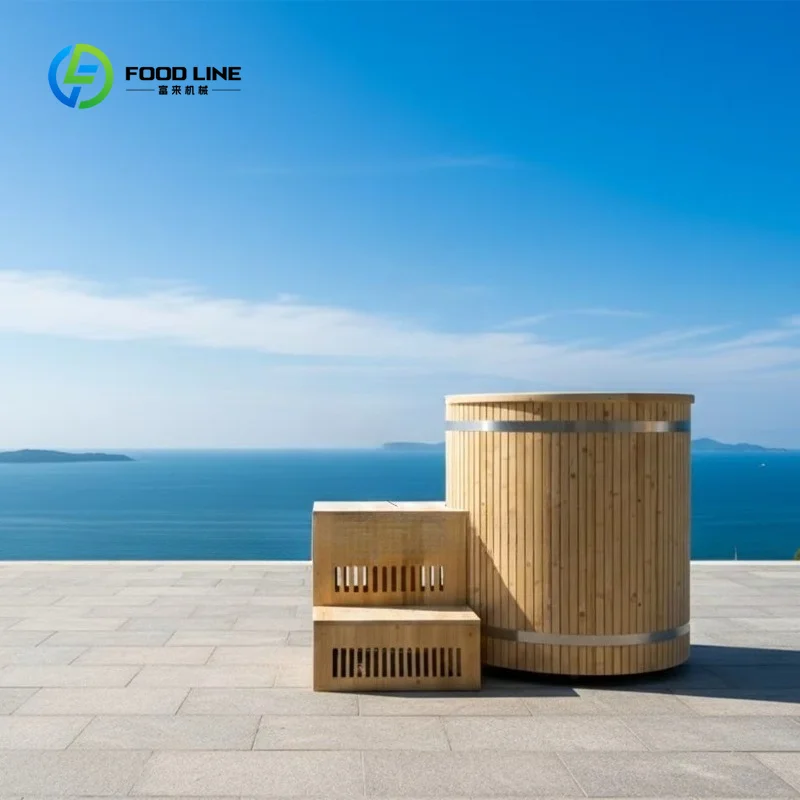 Customized Stainless Steel 1-Person Outdoor Cold Plunge Ice Bath Barrel Spa with Wooden Cover Pre-Assembled
Customized Stainless Steel 1-Person Outdoor Cold Plunge Ice Bath Barrel Spa with Wooden Cover Pre-Assembled