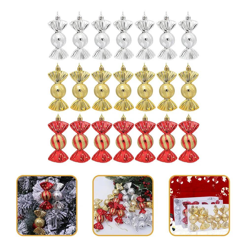 15Pcs Christmas Tree Hanging Ornaments Creative Candy Pendant Xmas Party Decoration Home Pendant Festive Holiday Decor
15Pcs Christmas Tree Hanging Ornaments Creative Candy Pendant Xmas Party Decoration Home Pendant Festive Holiday Decor
