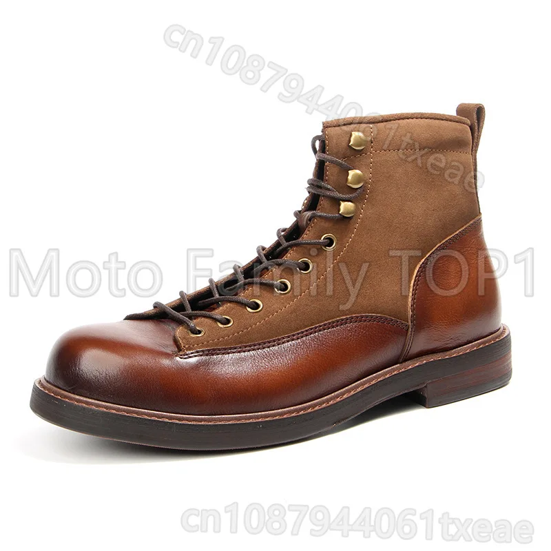 Men's boots mountaineering shoes tooling boots retro first-layer cowhide hand-polished men shoes motorcycle boots standard code
Men's boots mountaineering shoes tooling boots retro first-layer cowhide hand-polished men shoes motorcycle boots standard code