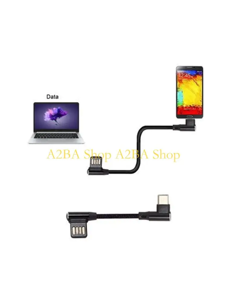 A2BA Durability USB C Type C Angled 90Degree Data Cable 15Cm/5.91inch For Phones Tablets Fast Charging Electronics Devices
A2BA Durability USB C Type C Angled 90Degree Data Cable 15Cm/5.91inch For Phones Tablets Fast Charging Electronics Devices