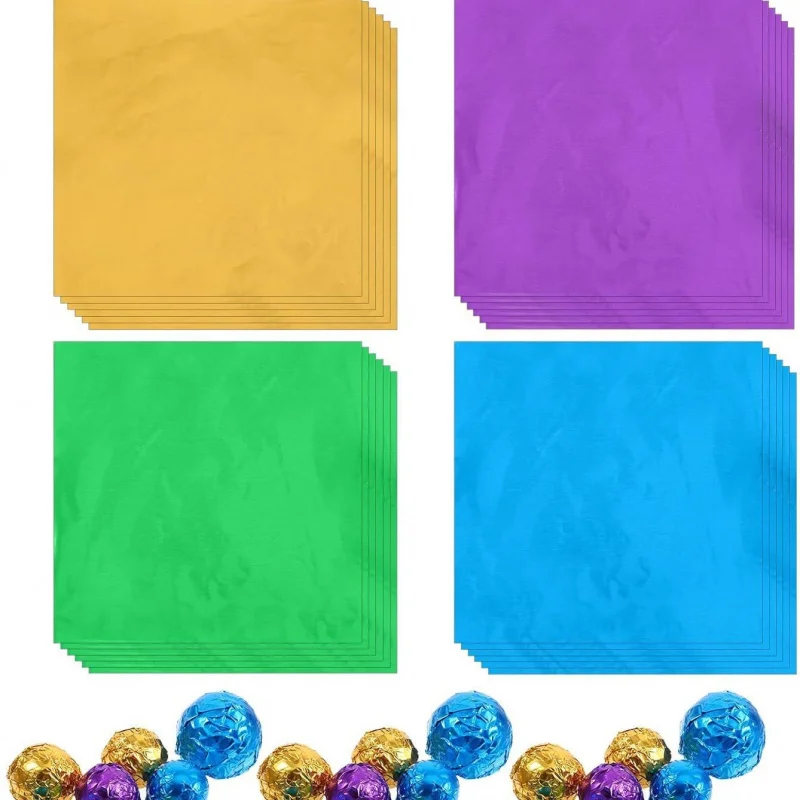 【400-Count Colorful Foil Papers】10x10cm Colorful Aluminum Wrapping Papers for Tea Balls, Candy, Dessert Packaging
【400-Count Colorful Foil Papers】10x10cm Colorful Aluminum Wrapping Papers for Tea Balls, Candy, Dessert Packaging