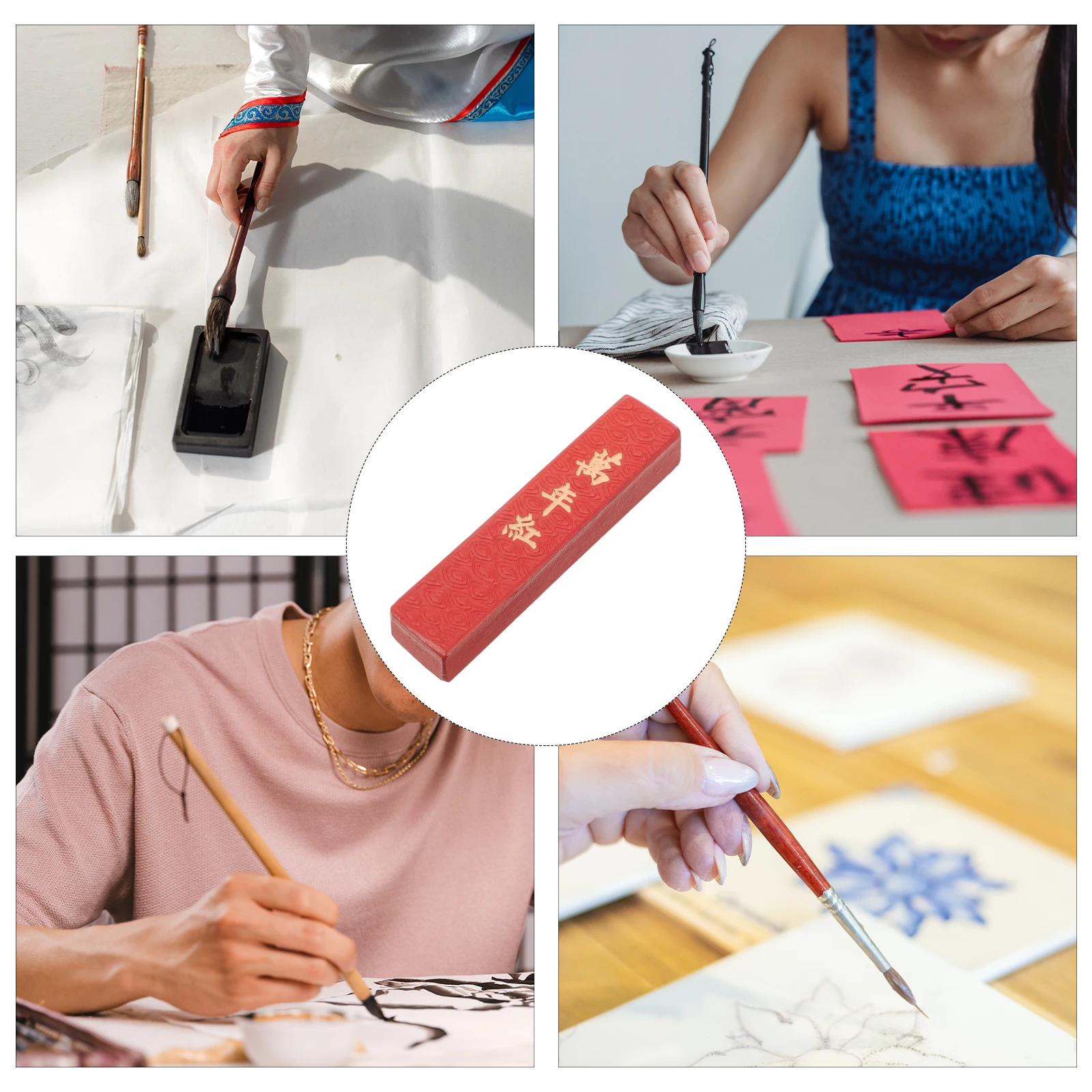 Creative Calligraphy Traditional Chinese Stick For Writing Drawing Painting Supplies Grind Stick Handmade Ink Block Student
Creative Calligraphy Traditional Chinese Stick For Writing Drawing Painting Supplies Grind Stick Handmade Ink Block Student
