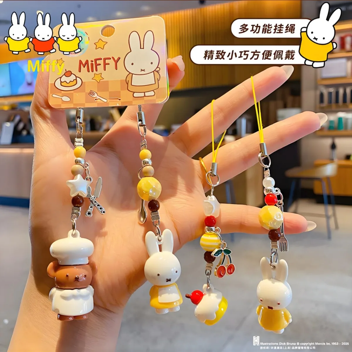 Kawaii Miffy Rabbit Keychain Cute Boris Bear Doll Diy Keychain Cartoon Creative Mobile Phone Chain Gift
Kawaii Miffy Rabbit Keychain Cute Boris Bear Doll Diy Keychain Cartoon Creative Mobile Phone Chain Gift