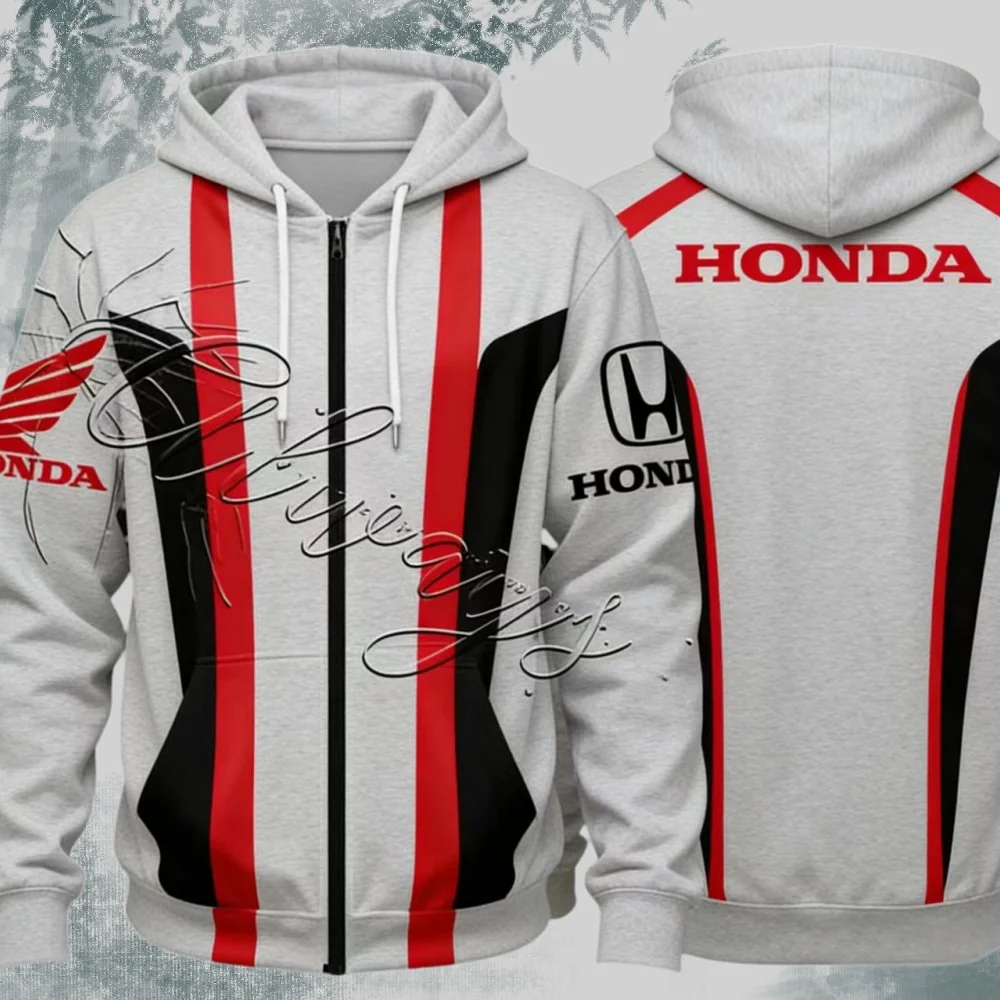 Honda Motorcycle Racing Hoodie Retro Racing Style Color Blocked Hooded Cardigan With Versatile Loose Shoulder Design, Suitable f
Honda Motorcycle Racing Hoodie Retro Racing Style Color Blocked Hooded Cardigan With Versatile Loose Shoulder Design, Suitable f