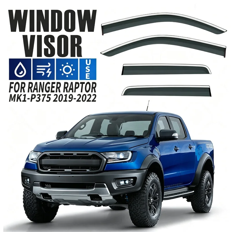 For Ford Ranger Raptor PX 2019 2020 2021 2022 2023 2024 Window Visor Side Window Deflector Weather Shield Car Accessories
For Ford Ranger Raptor PX 2019 2020 2021 2022 2023 2024 Window Visor Side Window Deflector Weather Shield Car Accessories