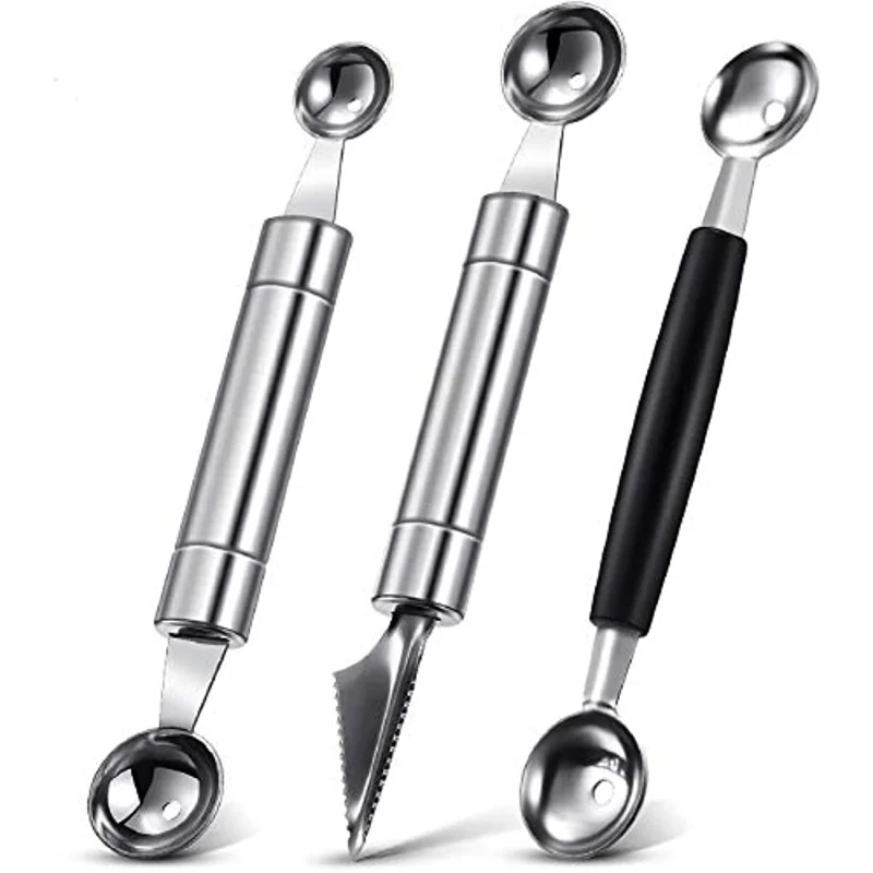 3 Pieces Stainless Steel Fruit Carving Knife,Stainless Steel Fruit Carving Tools Knife Fruit Fork Kit,Pulp Separator Cream Scoop
3 Pieces Stainless Steel Fruit Carving Knife,Stainless Steel Fruit Carving Tools Knife Fruit Fork Kit,Pulp Separator Cream Scoop