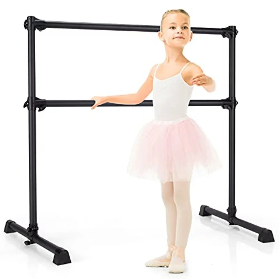 4 FT Height Adjustable Ballet Bar Double Portable Ballet Barre Freestanding Dance Bar Fitness Exercise Equipment for Home Gym S
4 FT Height Adjustable Ballet Bar Double Portable Ballet Barre Freestanding Dance Bar Fitness Exercise Equipment for Home Gym S