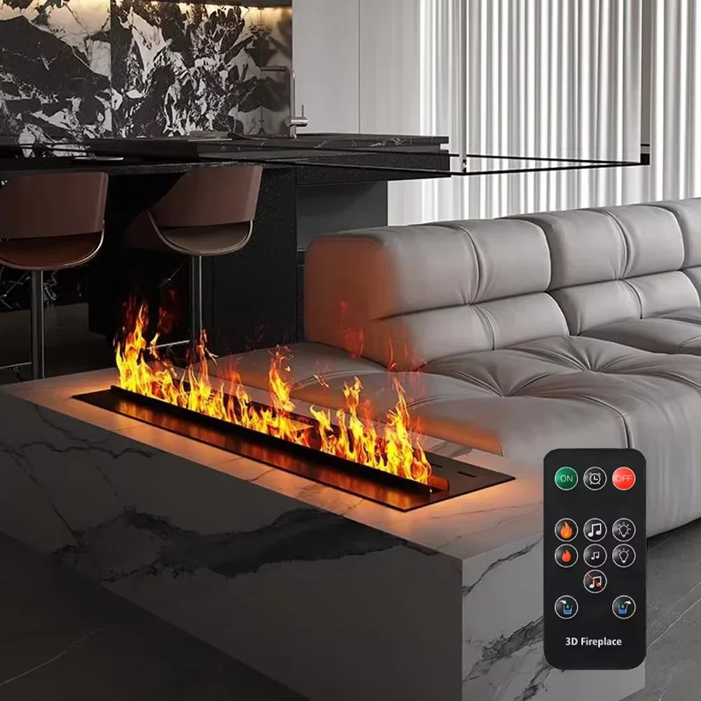 Modern 3D Atomized Fireplace Monochrome Flame TV Decor Custom Mist Smart Indoor Electric Water Steam Fireplace
Modern 3D Atomized Fireplace Monochrome Flame TV Decor Custom Mist Smart Indoor Electric Water Steam Fireplace