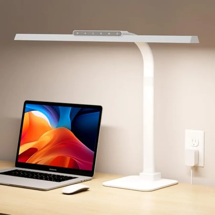 LED Desk Lamp with Base 24W Brightness Touch Control Desk Light for Home Office Eye-Caring Tall Adjustable Architect Lights for
LED Desk Lamp with Base 24W Brightness Touch Control Desk Light for Home Office Eye-Caring Tall Adjustable Architect Lights for