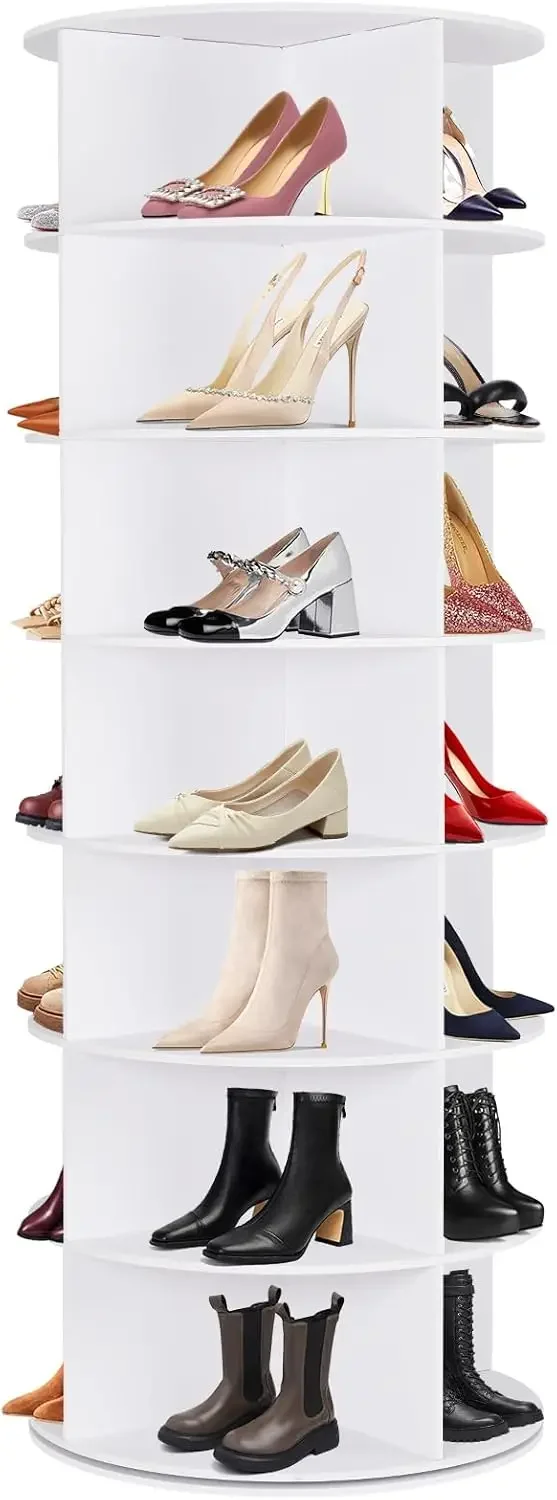 Rotating Shoe Rack Tower, 7 Tier 28 Pairs Large Shoe Storage Organizer, Space-Saving Free Standing Shoe Racks, 360° Revolving Ro
Rotating Shoe Rack Tower, 7 Tier 28 Pairs Large Shoe Storage Organizer, Space-Saving Free Standing Shoe Racks, 360° Revolving Ro