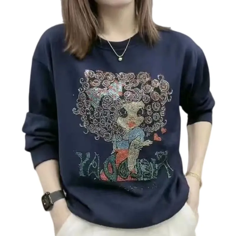 4XL Women Spring Autumn Blouses Shirts Lady Fashion Casual Long Sleeve Square Collar Crystal Diamond Blusas Tops MM2125
4XL Women Spring Autumn Blouses Shirts Lady Fashion Casual Long Sleeve Square Collar Crystal Diamond Blusas Tops MM2125