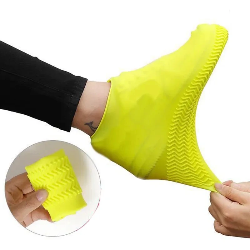Waterproof Shoe Covers Silicone Anti-Slip Rain Boots Unisex Sneakers Protector For Outdoor Rainy Day Protectors Shoes Cover
Waterproof Shoe Covers Silicone Anti-Slip Rain Boots Unisex Sneakers Protector For Outdoor Rainy Day Protectors Shoes Cover