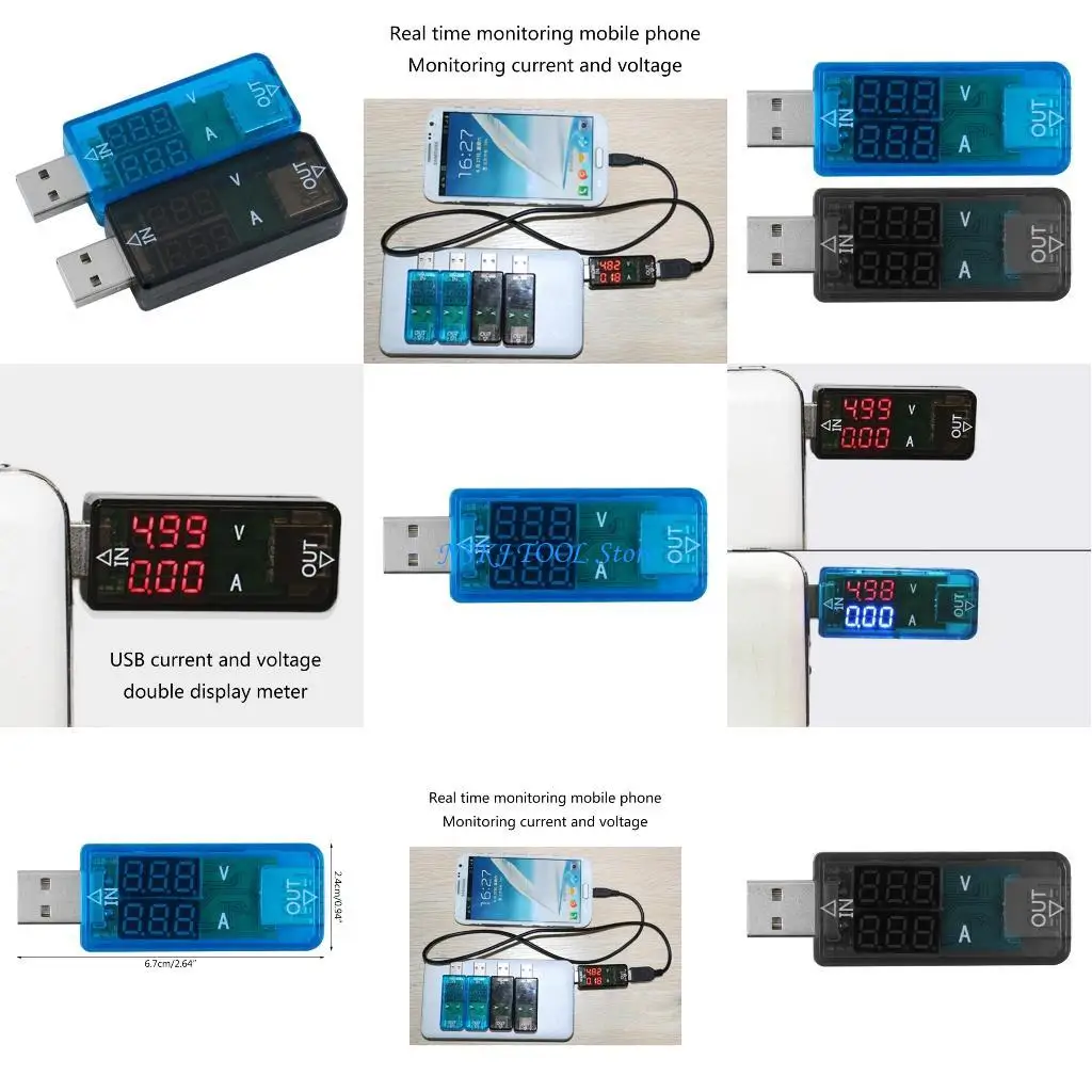 L8RC USB Digital Multimeter Power Meter 3.2-10V 0-3A Current Meter Mobile Monitor Gauge Voltmeter Ammeter
L8RC USB Digital Multimeter Power Meter 3.2-10V 0-3A Current Meter Mobile Monitor Gauge Voltmeter Ammeter