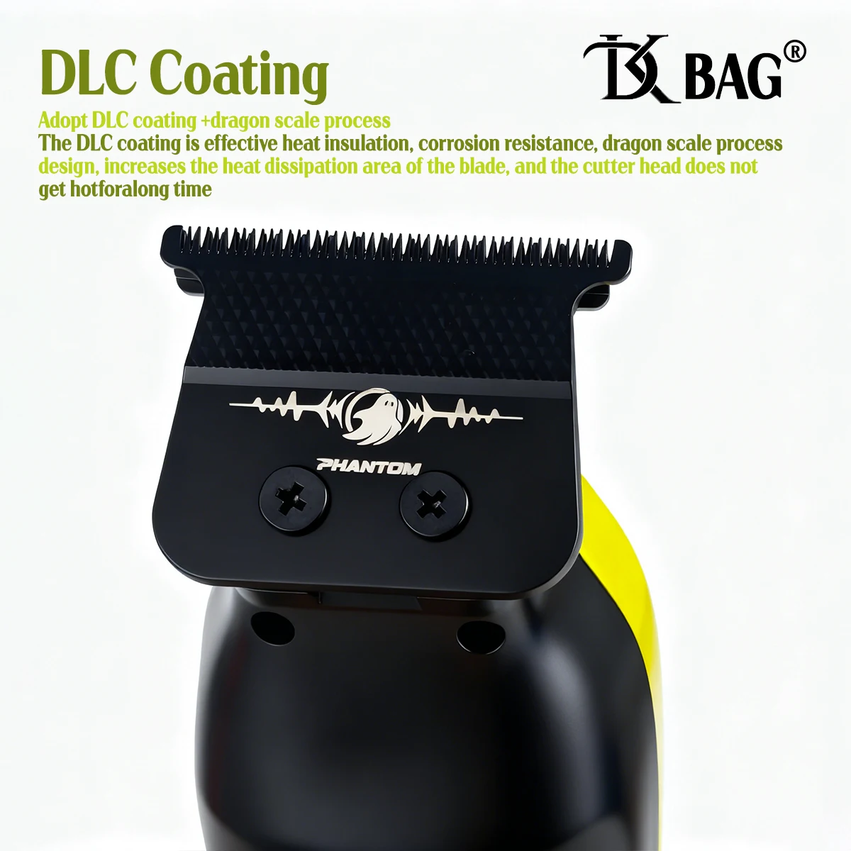 Hair Trimmer Professional Electric Hair Clipper DK BAG External Brushless Motor 7500RPM DLC Blade with Base Barber Shop machine
Hair Trimmer Professional Electric Hair Clipper DK BAG External Brushless Motor 7500RPM DLC Blade with Base Barber Shop machine