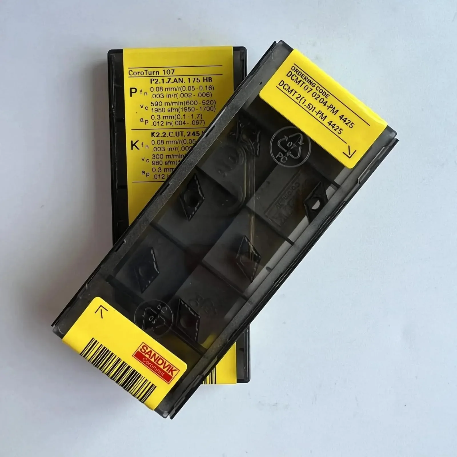 SANDVIK / DCMT070204-PM 4425 / Твердосплавные пластины для ЧПУ, 10 шт.
SANDVIK / DCMT070204-PM 4425 / Твердосплавные пластины для ЧПУ, 10 шт.