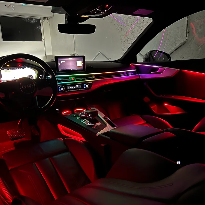 Interior Ambient Lighting System Auto Atmosphere Light Kits for Au di A4 A5 2017-2024 Easy Install Factory Direct
Interior Ambient Lighting System Auto Atmosphere Light Kits for Au di A4 A5 2017-2024 Easy Install Factory Direct