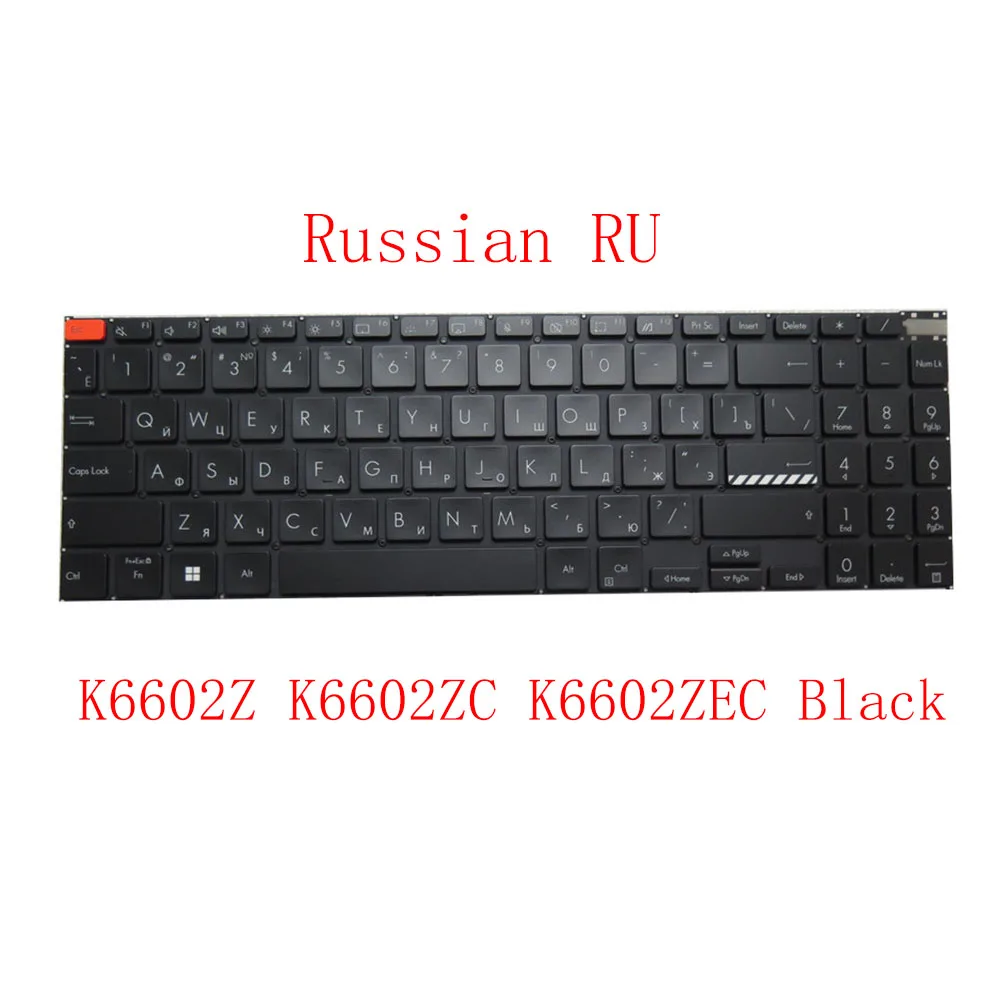 Клавиатура для ноутбука ASUS Vivobook Pro 16, OLED K6602Z K6602ZC K6602ZE US\RU, черная, США\BG, серебристая, без рамки с подсветкой
Клавиатура для ноутбука ASUS Vivobook Pro 16, OLED K6602Z K6602ZC K6602ZE US\RU, черная, США\BG, серебристая, без рамки с подсветкой