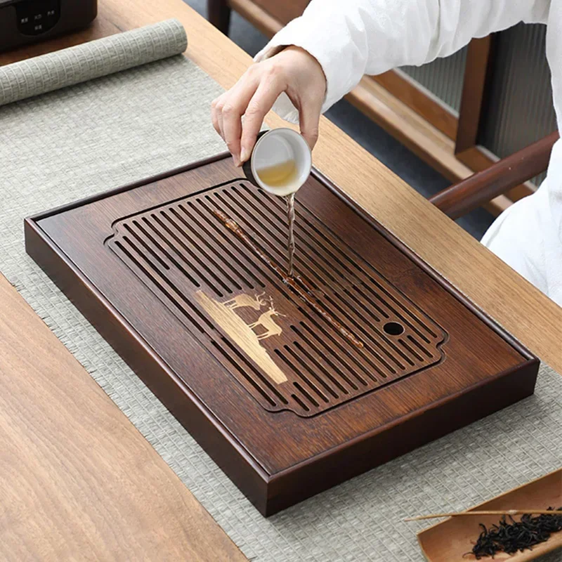 Natural Bamboo Tea Tray Water Storage Kung Fu Tea Set Household Rectangular Board Storage Tray Bandeja Tray Serving
Natural Bamboo Tea Tray Water Storage Kung Fu Tea Set Household Rectangular Board Storage Tray Bandeja Tray Serving