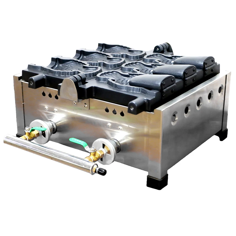AK-G303 Potatoes Taiyaki Fish Waffle Chips Maker Machine Gas Flip Korean Fish Waffle Cone Machine
AK-G303 Potatoes Taiyaki Fish Waffle Chips Maker Machine Gas Flip Korean Fish Waffle Cone Machine