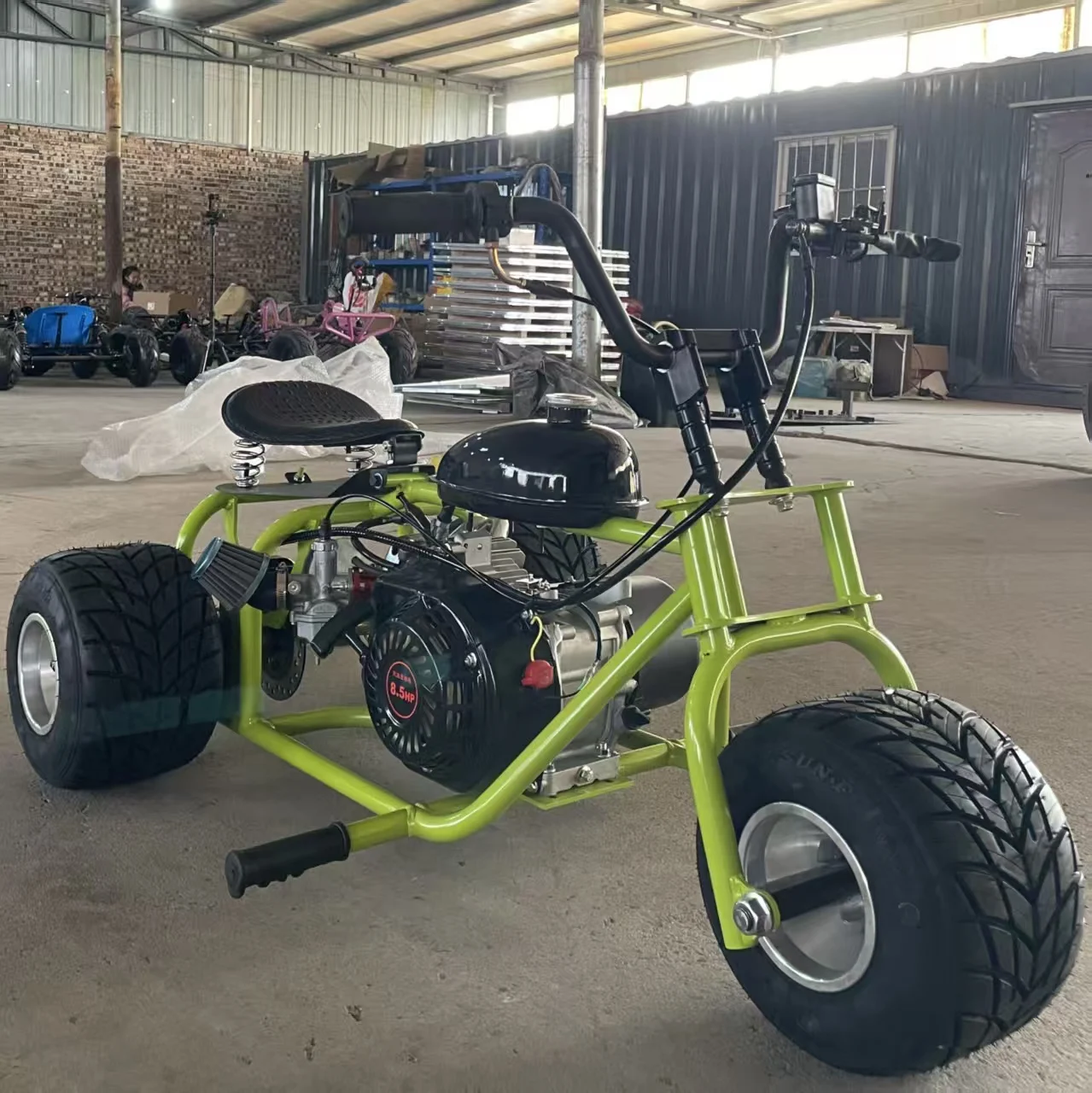 Special Offer 212cc 4-stroke Gas-Powered Three-Wheel Kart All-Terrain Off-Road Racer Disc Brake Chain Drive 5-inch Wide Tires
Special Offer 212cc 4-stroke Gas-Powered Three-Wheel Kart All-Terrain Off-Road Racer Disc Brake Chain Drive 5-inch Wide Tires