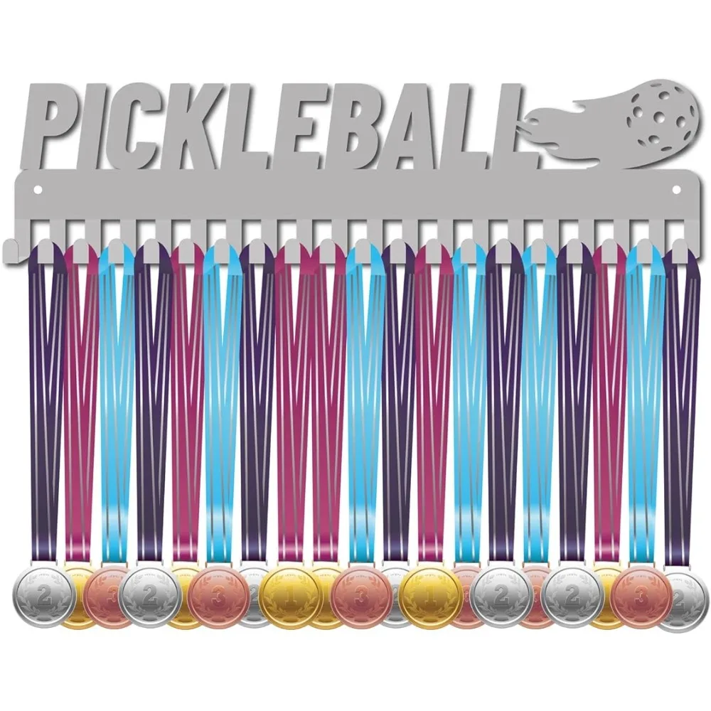 Вешалка для медали Pickleball, демонстрационный держатель для спортивных медалей, металлический держатель для медалей, настенная рама для спортсменов
Вешалка для медали Pickleball, демонстрационный держатель для спортивных медалей, металлический держатель для медалей, настенная рама для спортсменов