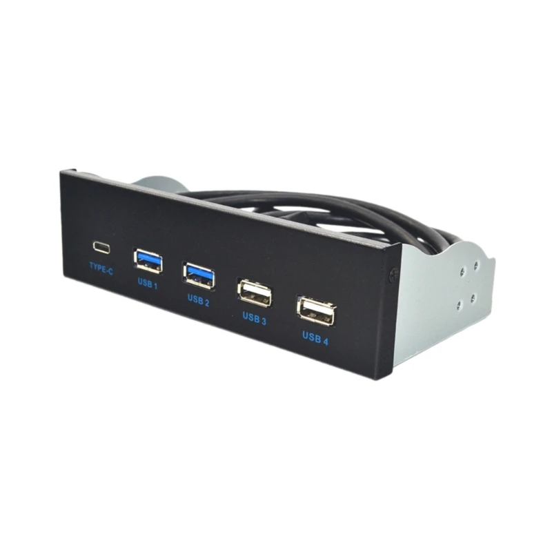 USB3.0/3.1 Front Panel 2 USB3.0 + 2 USB2.0 + TypeC for 5.25" ROM Bay Drop shipping
USB3.0/3.1 Front Panel 2 USB3.0 + 2 USB2.0 + TypeC for 5.25" ROM Bay Drop shipping