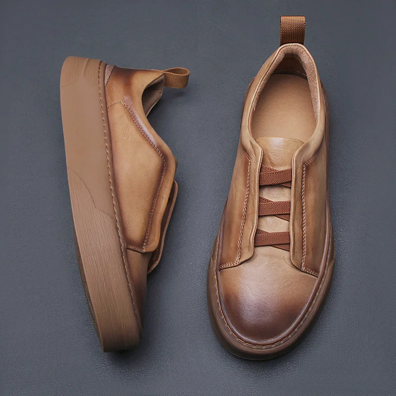 2025 Spring retro casual leather shoes for men leather breathable soft soles comfortable leather shoes for men
2025 Spring retro casual leather shoes for men leather breathable soft soles comfortable leather shoes for men
