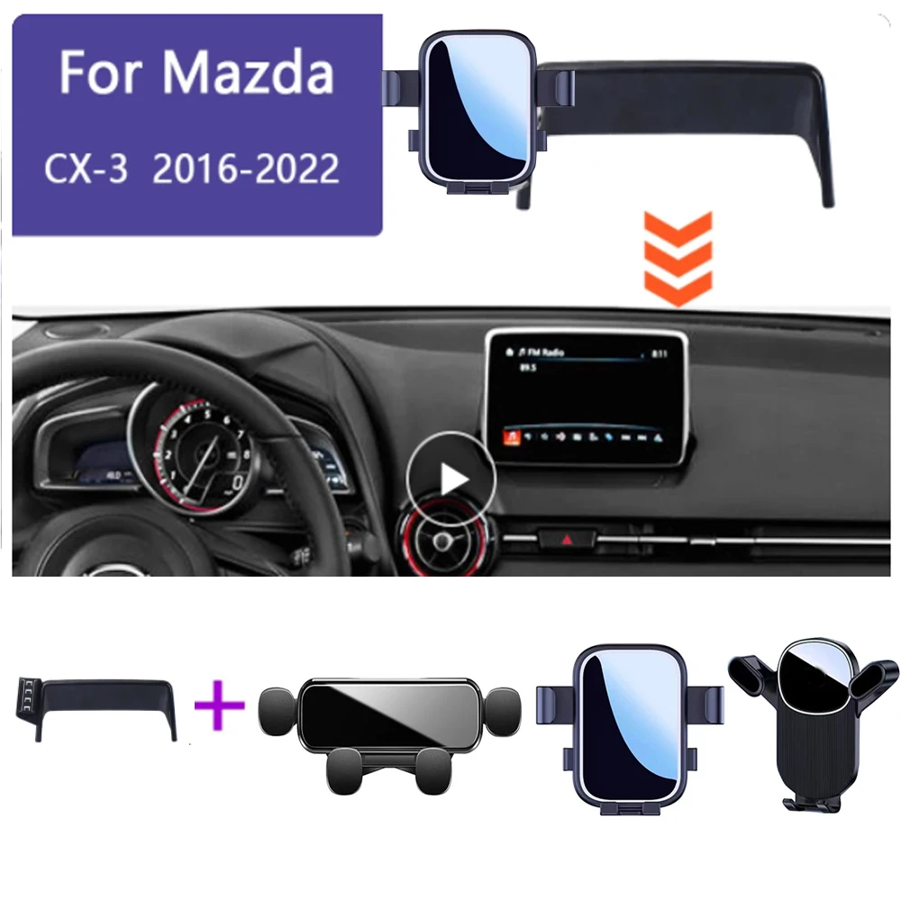 Автомобильный держатель для телефона Mazda CX3 2016-2022, вращающаяся подставка для GPS, специальная фиксированная подставка, базовые аксессуары
Автомобильный держатель для телефона Mazda CX3 2016-2022, вращающаяся подставка для GPS, специальная фиксированная подставка, базовые аксессуары