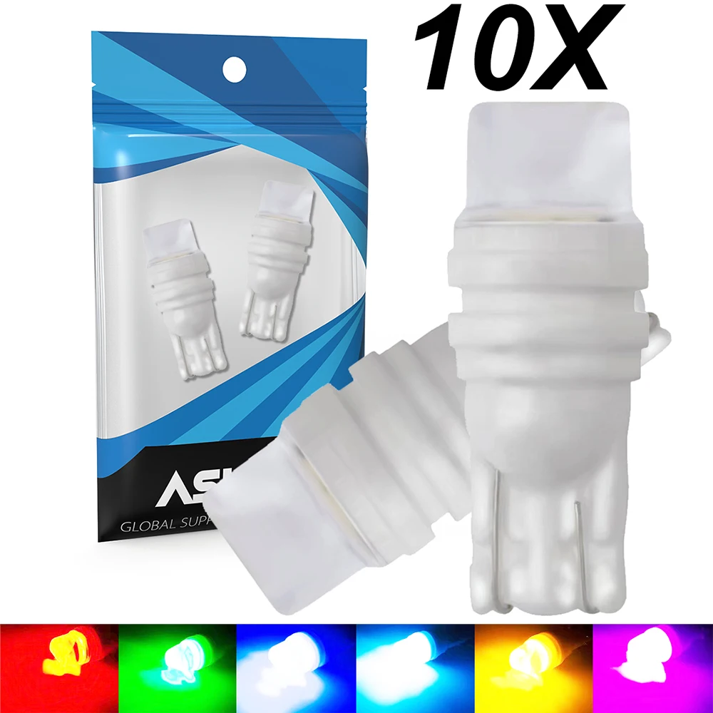 10X Ceramic 3D T10 Led W5W Led Car Interior Light WY5W 194 168 Reading Dome Light 12v
10X Ceramic 3D T10 Led W5W Led Car Interior Light WY5W 194 168 Reading Dome Light 12v