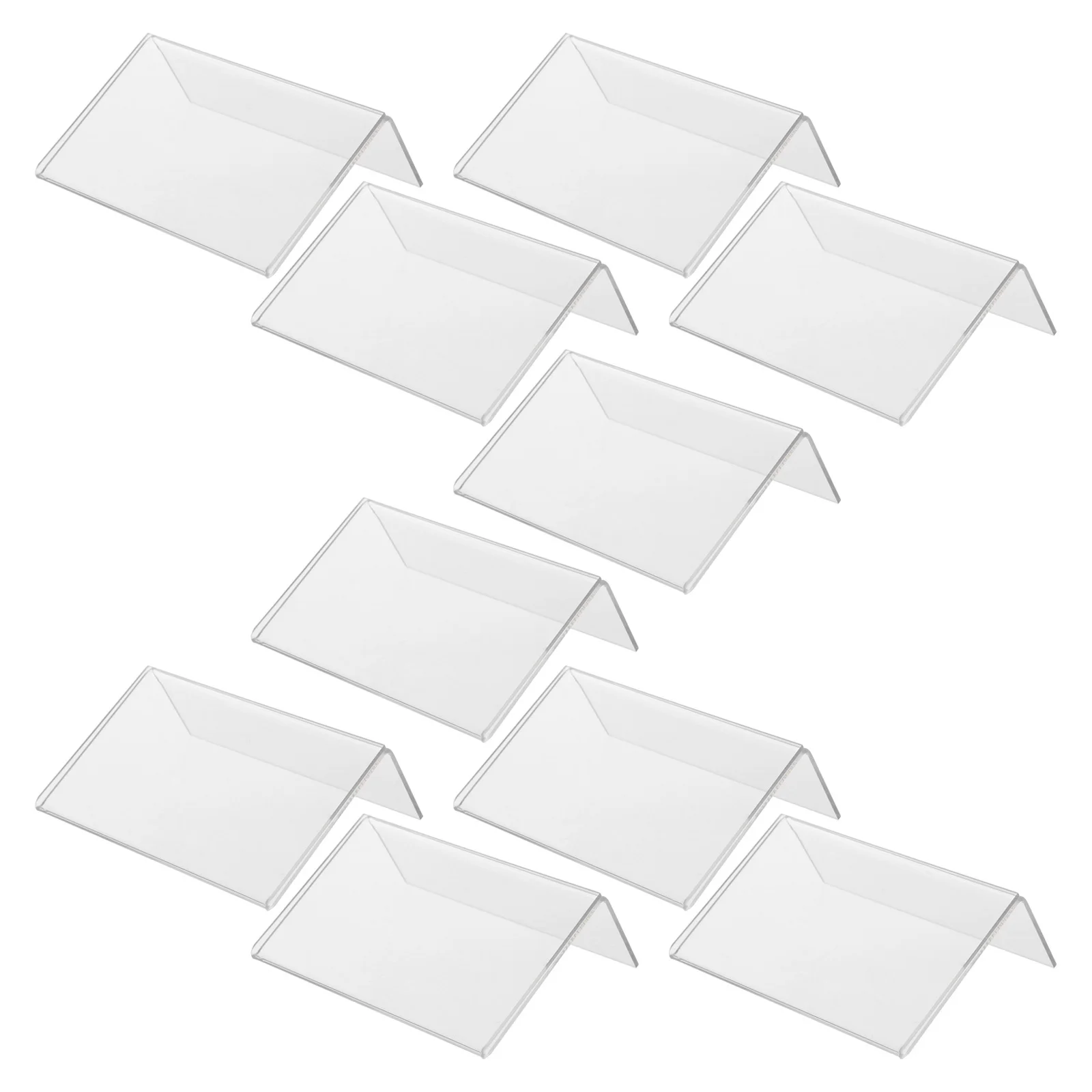 10Pcs Price Display Sign Acrylic Label Holder Small Clear Countertop Stand for Retail Store Shelf Labeling Self Adhesive
10Pcs Price Display Sign Acrylic Label Holder Small Clear Countertop Stand for Retail Store Shelf Labeling Self Adhesive
