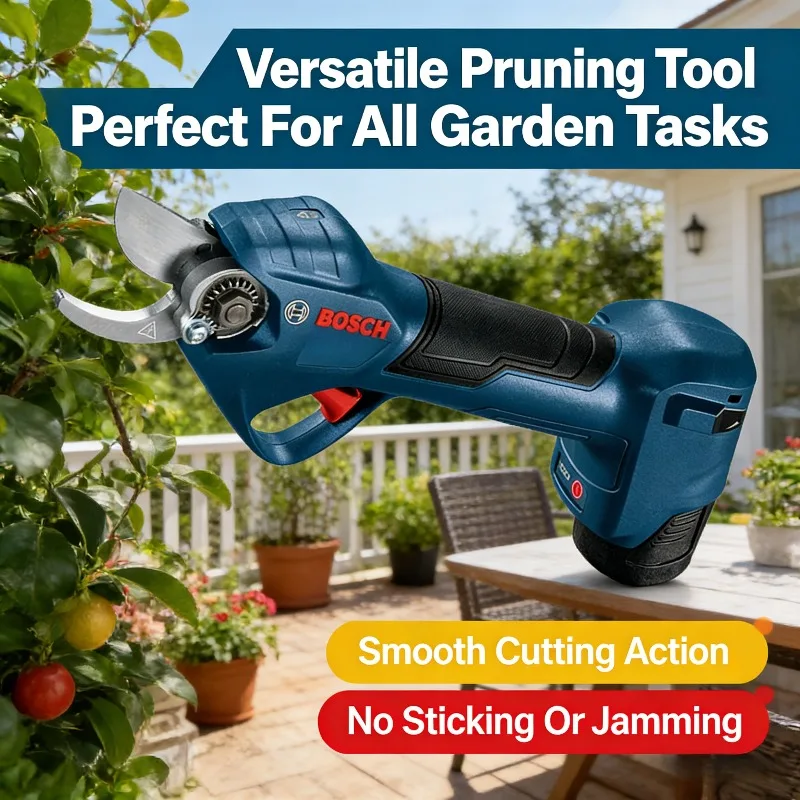 New Bosch Pro Pruner Cordless Pruner, Variable Cutting Speed, Durable Housing for Orchard & Landscaping Applications
New Bosch Pro Pruner Cordless Pruner, Variable Cutting Speed, Durable Housing for Orchard & Landscaping Applications