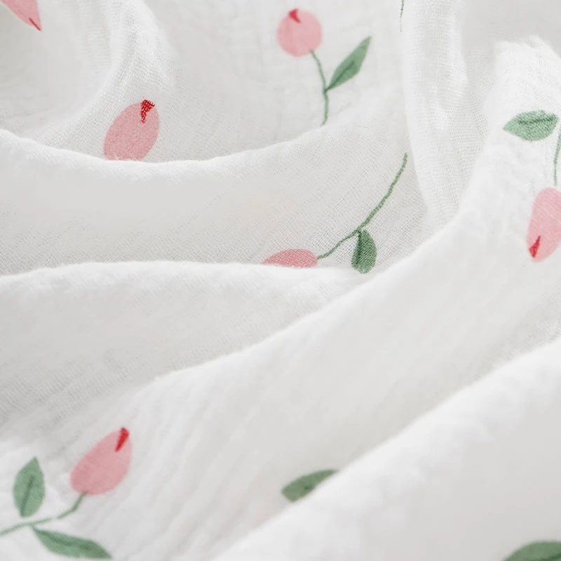 0.5/1/2 Yard 100% Cotton Double Layer Crepe Fabric High-quality Soft Fresh Plant Print DIY Soft Towel Clothes Children's Pajamas
0.5/1/2 Yard 100% Cotton Double Layer Crepe Fabric High-quality Soft Fresh Plant Print DIY Soft Towel Clothes Children's Pajamas