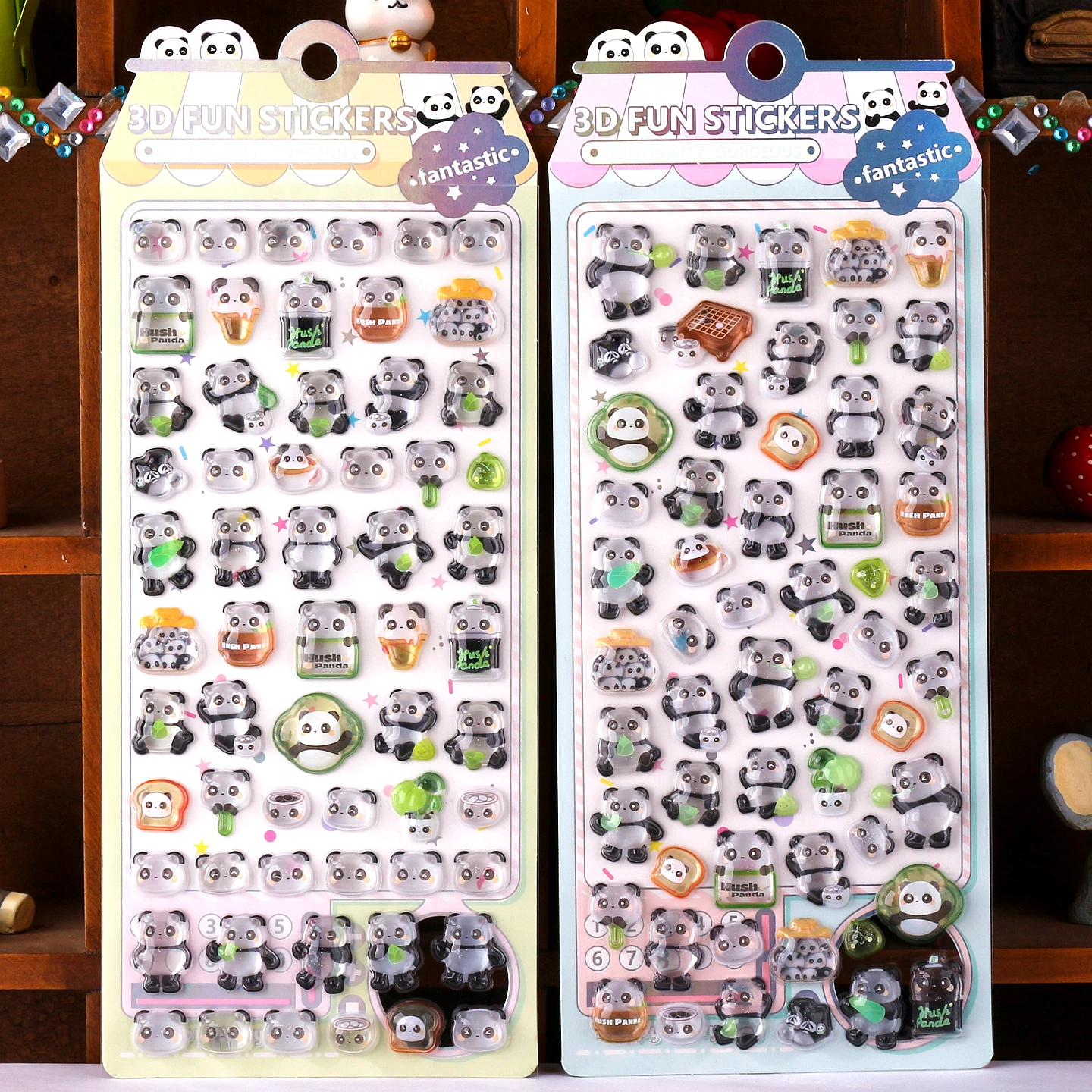 2pcs Cut Kawaii Panda 3d Relief Crystal Sticker Cute Diy Mobile Phone Decoration Sticker Student Hand Account Stationery Gift
2pcs Cut Kawaii Panda 3d Relief Crystal Sticker Cute Diy Mobile Phone Decoration Sticker Student Hand Account Stationery Gift