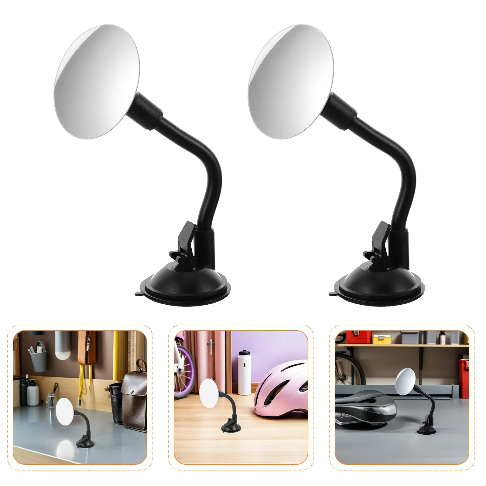 2Pcs Universal Interior Rearview Mirrors Suction Cup Adjustable Arm Rotatable 360 Degree Car Mirror Vehicle Baby Observation
2Pcs Universal Interior Rearview Mirrors Suction Cup Adjustable Arm Rotatable 360 Degree Car Mirror Vehicle Baby Observation
