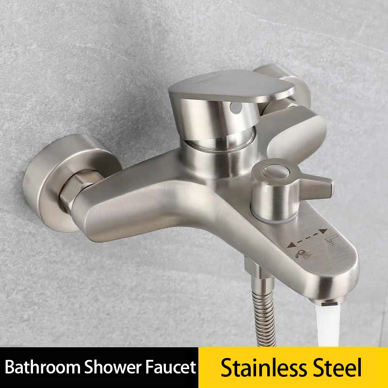 Смеситель для душа в ванной комнате, двойной излив, смеситель для ванны, тройной кран для горячей и холодной воды, бытовой многофункциональный смеситель, аксессуары для дома 
Смеситель для душа в ванной комнате, двойной излив, смеситель для ванны, тройной кран для горячей и холодной воды, бытовой многофункциональный смеситель, аксессуары для дома