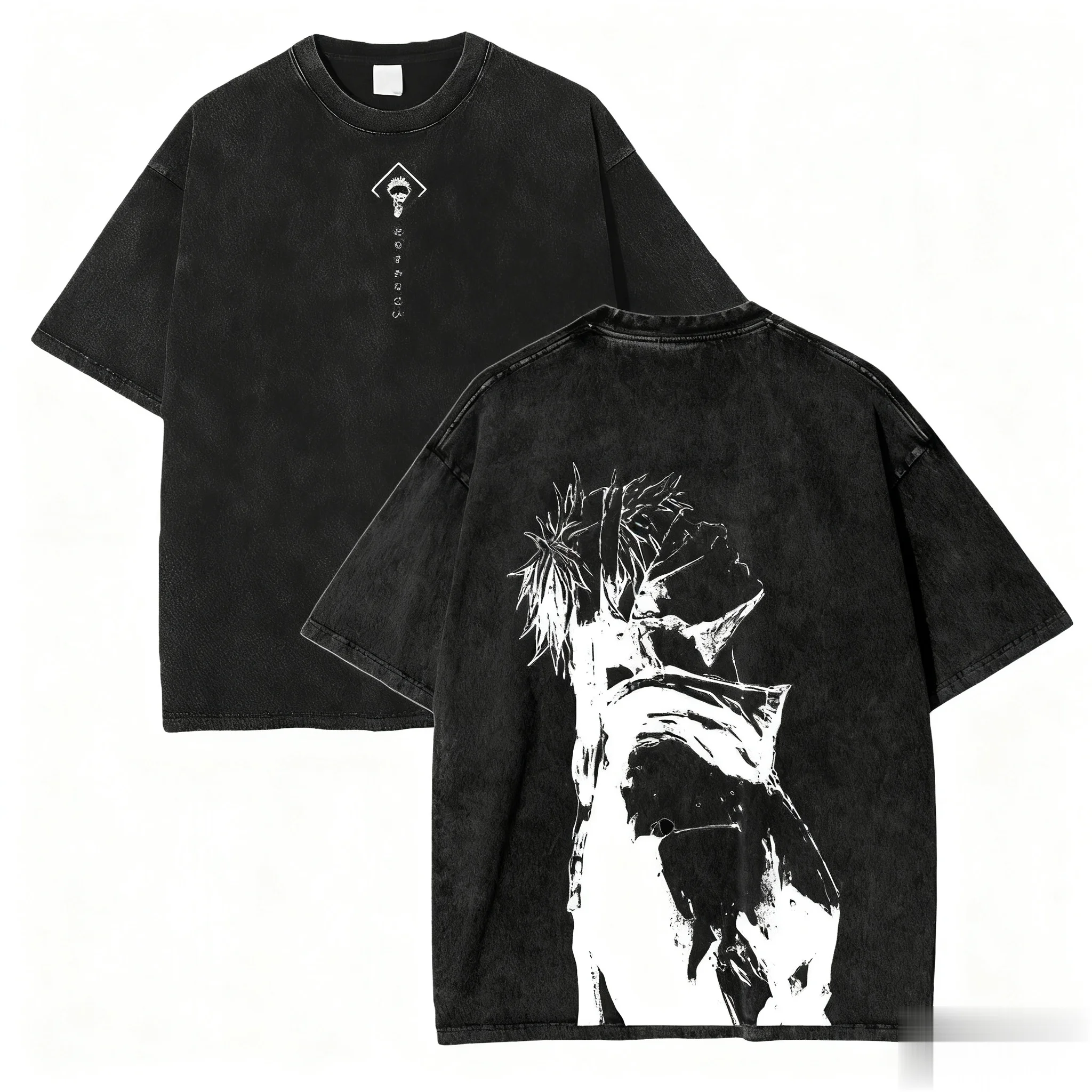 Футболка с аниме Jujutsu Kaisen, винтажная стираная футболка большого размера для мужчин и женщин, футболка с короткими рукавами, летняя модная уличная одежда, топы унисекс
Футболка с аниме Jujutsu Kaisen, винтажная стираная футболка большого размера для мужчин и женщин, футболка с короткими рукавами, летняя модная уличная одежда, топы унисекс