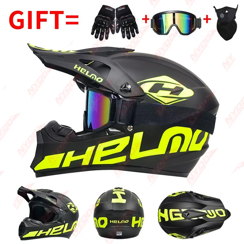 DOT Certified Full Face Off Road Motorcycle Helmet Lightweight Breathable Durable Anti Fall Comfortable All Season for Motocross
DOT Certified Full Face Off Road Motorcycle Helmet Lightweight Breathable Durable Anti Fall Comfortable All Season for Motocross