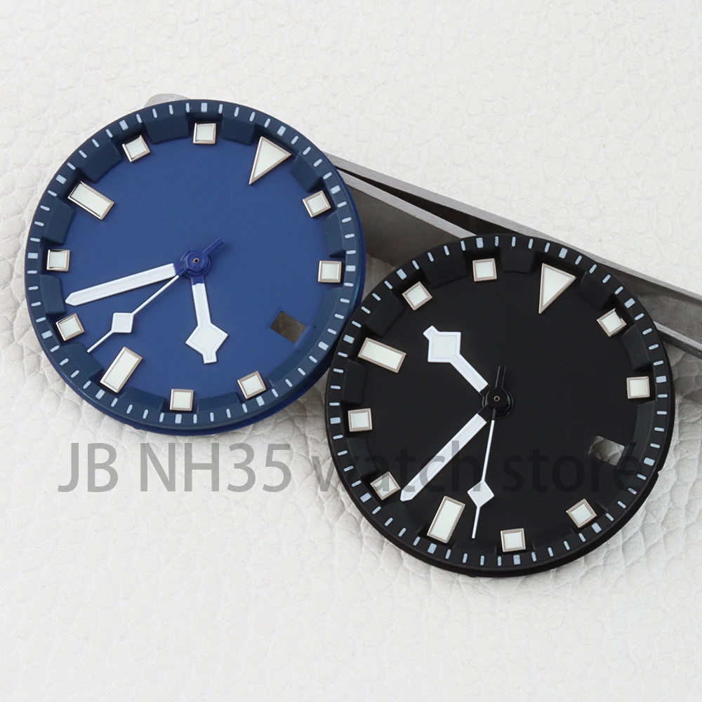31.7/30.6mm Dial Hands for Pelagos NH35 NH36 Movement Green Luminous Watch Dial Needles Blue/Black Watch Replacements Parts
31.7/30.6mm Dial Hands for Pelagos NH35 NH36 Movement Green Luminous Watch Dial Needles Blue/Black Watch Replacements Parts