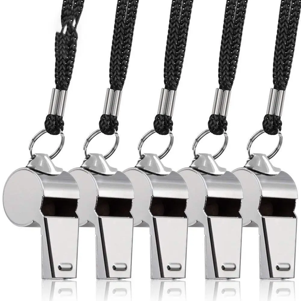 Cheerleading Tool Loud Metal Whistle Professional Strong Stainless Steel Whistles Smooth Wear Resistant Sport Whistle Party
Cheerleading Tool Loud Metal Whistle Professional Strong Stainless Steel Whistles Smooth Wear Resistant Sport Whistle Party