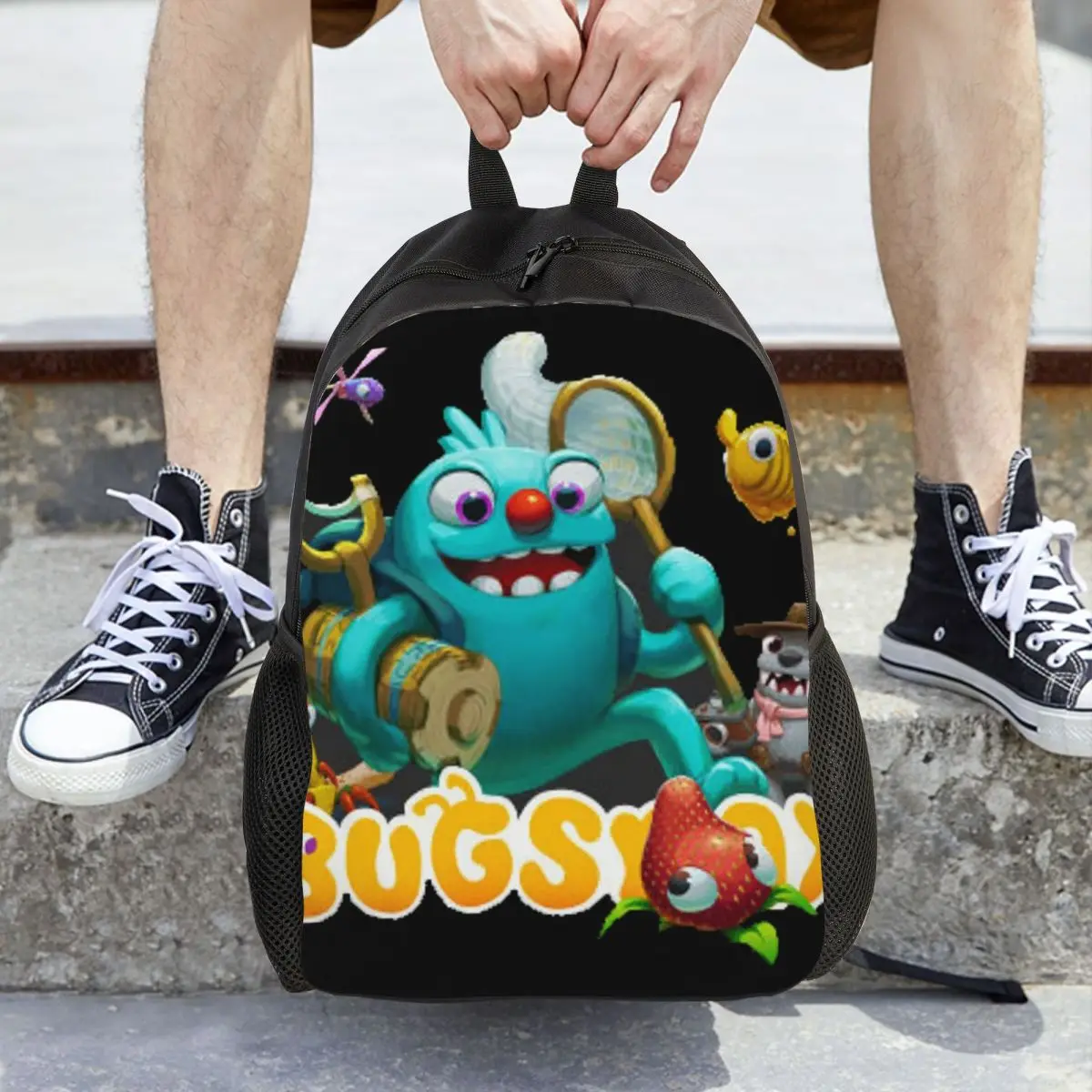 Рюкзак Bugsnax, вместительный рюкзак для детей, школьная сумка, сумки через плечо для мужчин и женщин
Рюкзак Bugsnax, вместительный рюкзак для детей, школьная сумка, сумки через плечо для мужчин и женщин