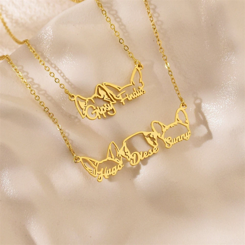 Personalized Multiple Dog Names Necklace Stainless Steel Dog Head Name Necklaces for Women Men Custom Pet Jewelry Memorial Gift
Personalized Multiple Dog Names Necklace Stainless Steel Dog Head Name Necklaces for Women Men Custom Pet Jewelry Memorial Gift