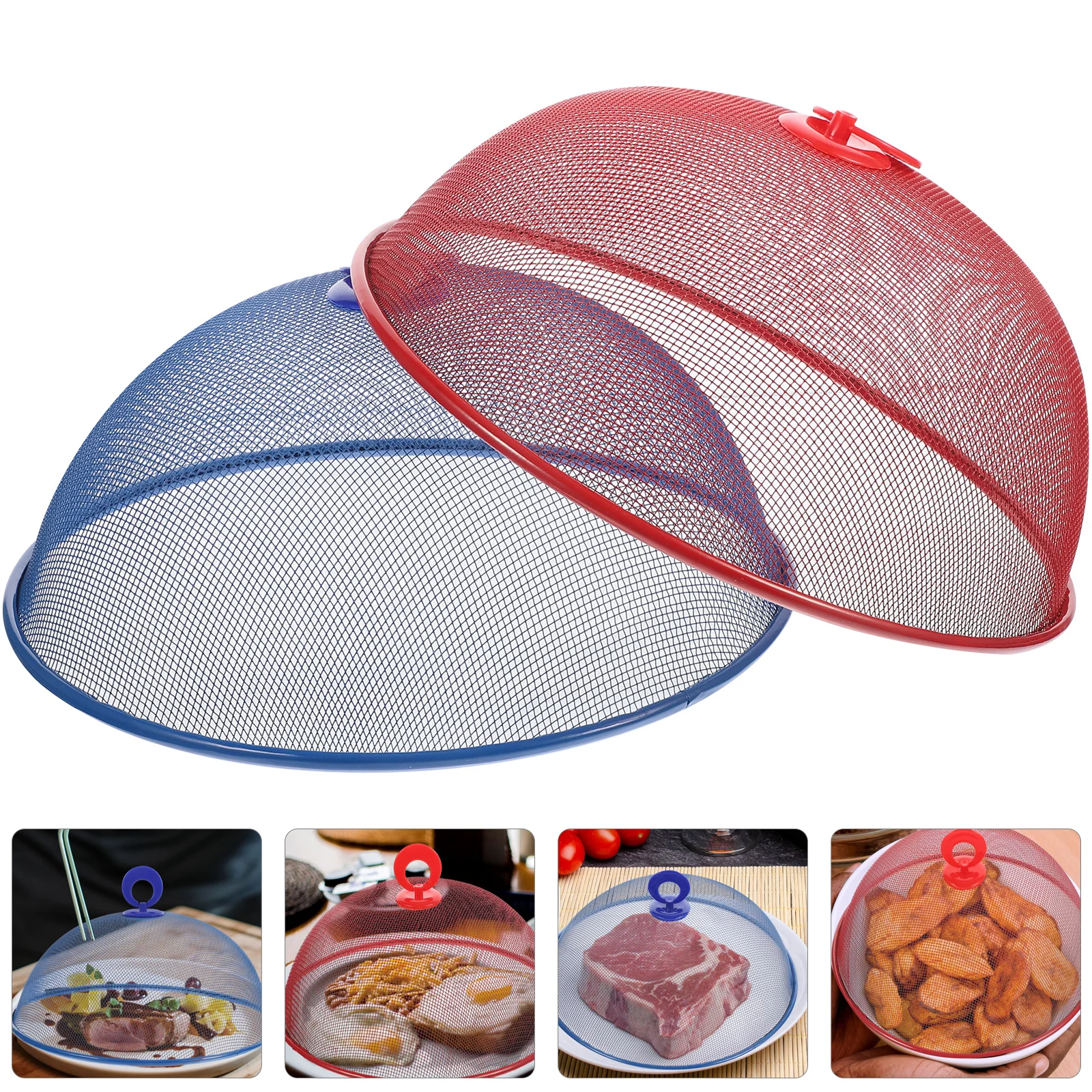 2Pcs Anti Cockroach Mosquito Food Covers 24CM Red Blue Stainless Steel Mesh Tent Protector for Indoor Picnic Reusable
2Pcs Anti Cockroach Mosquito Food Covers 24CM Red Blue Stainless Steel Mesh Tent Protector for Indoor Picnic Reusable