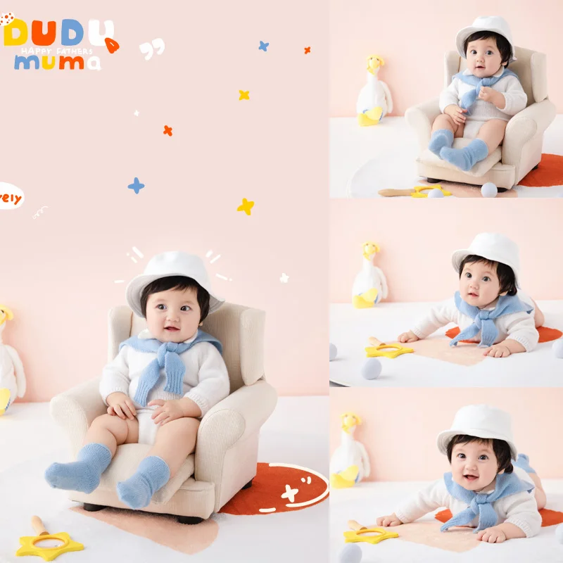 Baby Girl Newborn Photoshoot Outfits Knitted Jumpsuit Hat 4pcs/Set Duck Doll Carpet Photography Props 3-6 Month Baby Costume
Baby Girl Newborn Photoshoot Outfits Knitted Jumpsuit Hat 4pcs/Set Duck Doll Carpet Photography Props 3-6 Month Baby Costume