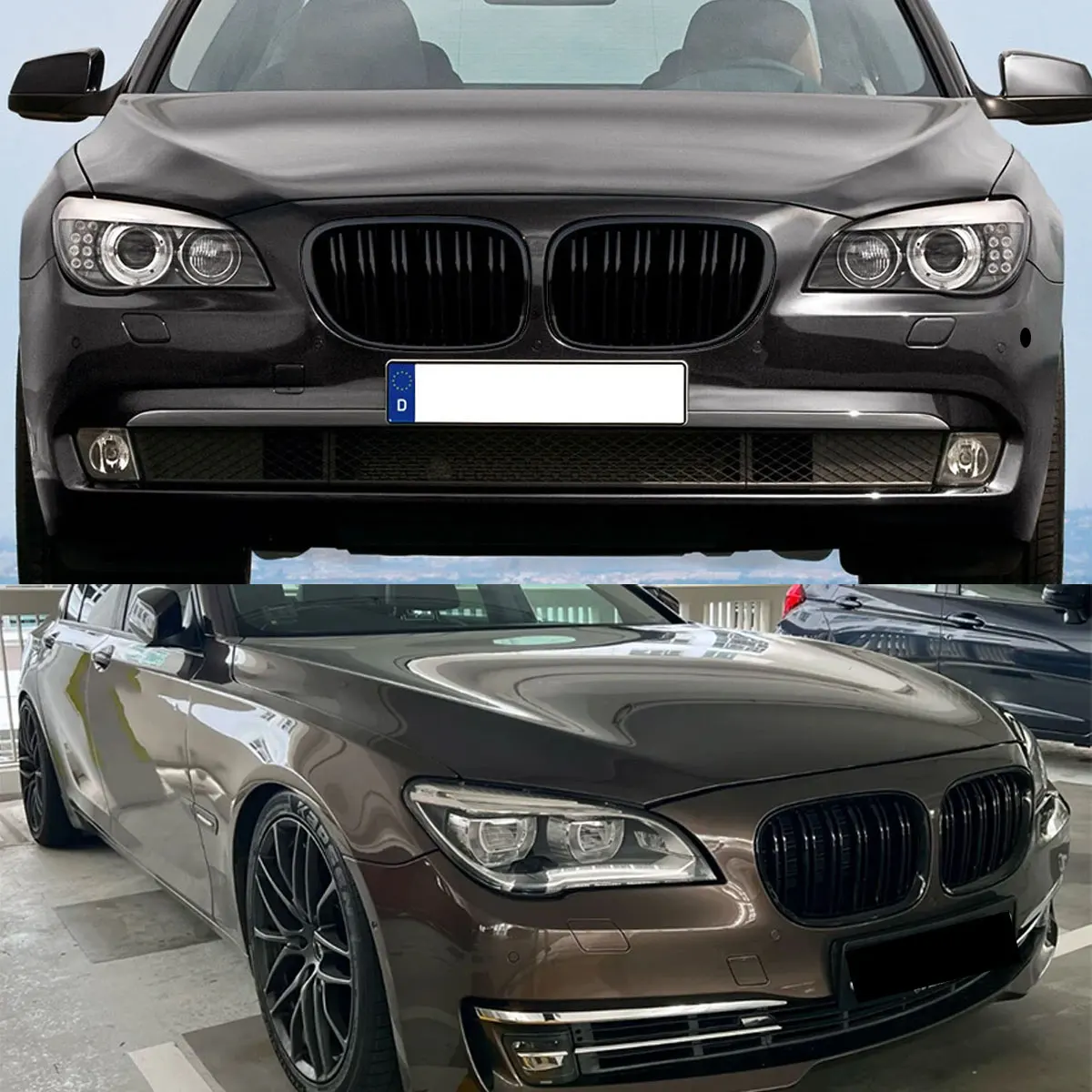 For BMW F01 F02 Front Kidney Grill 740i 750li 760li M Style Compatible 2009-2015 Gloss Black Dual Lines Bumper Racing Grille
For BMW F01 F02 Front Kidney Grill 740i 750li 760li M Style Compatible 2009-2015 Gloss Black Dual Lines Bumper Racing Grille