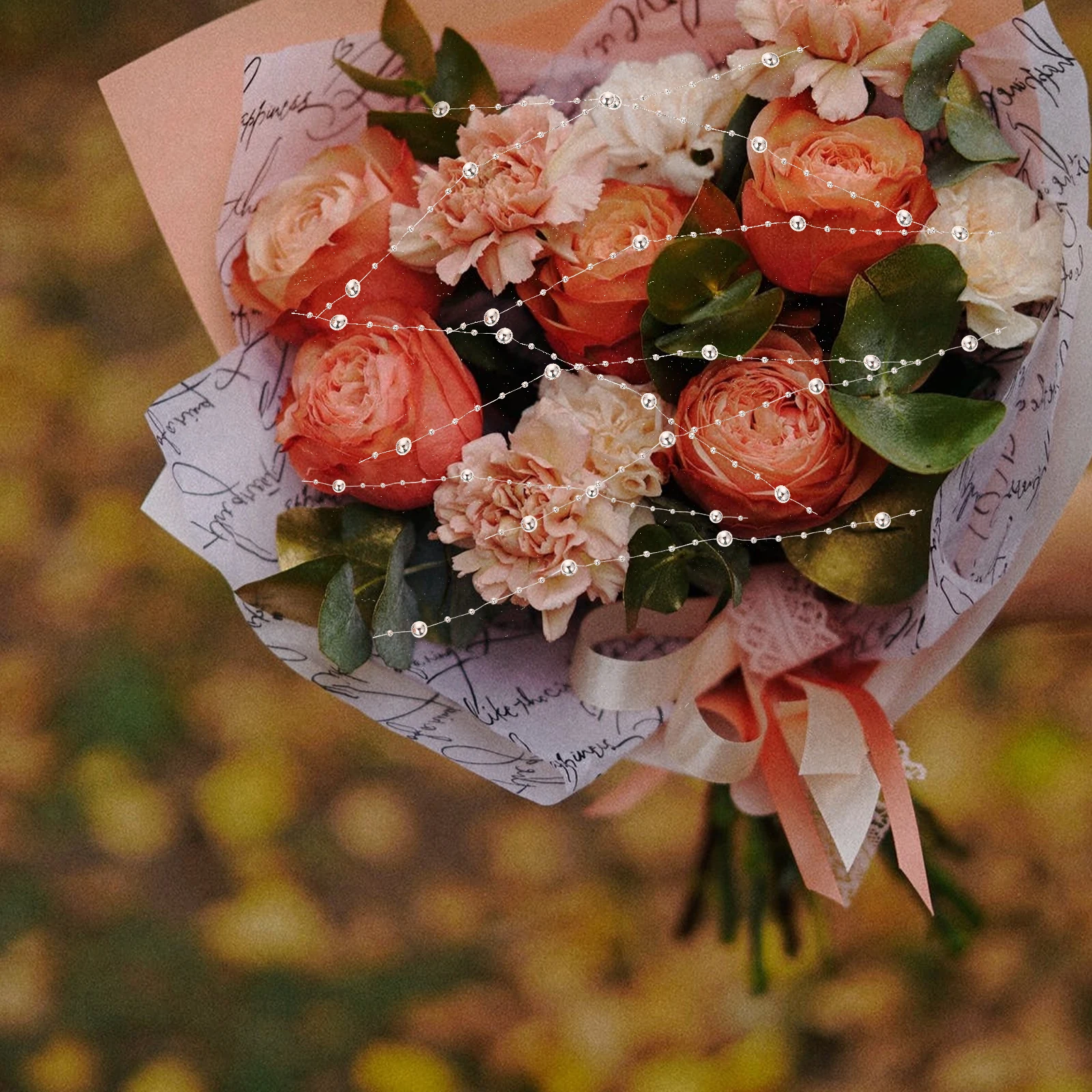 1Roll Plating Connect Beads String Wedding Christmas Diy Decorative Pendant Plastic Beads Chain Garland Hanging Ornament Home 
1Roll Plating Connect Beads String Wedding Christmas Diy Decorative Pendant Plastic Beads Chain Garland Hanging Ornament Home