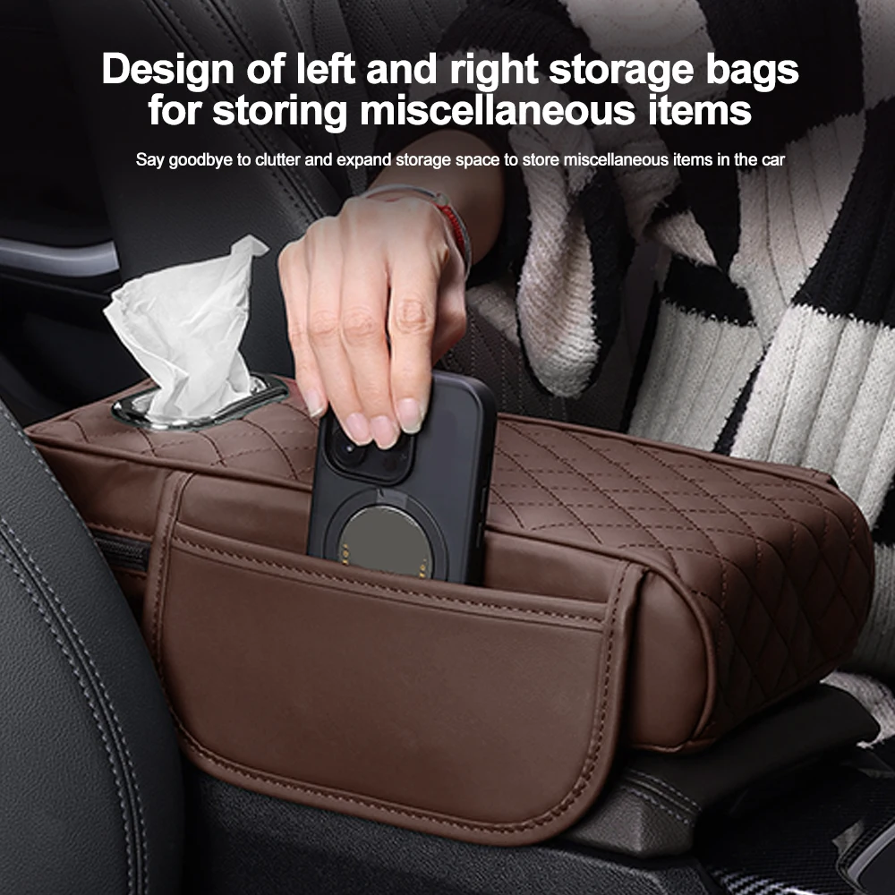Car Armrest Pad with Tissue Storage Thicken Memory Foam Anti Scratch Pads Center Console Car Elbow Rest Pocket Organizer Bag
Car Armrest Pad with Tissue Storage Thicken Memory Foam Anti Scratch Pads Center Console Car Elbow Rest Pocket Organizer Bag
