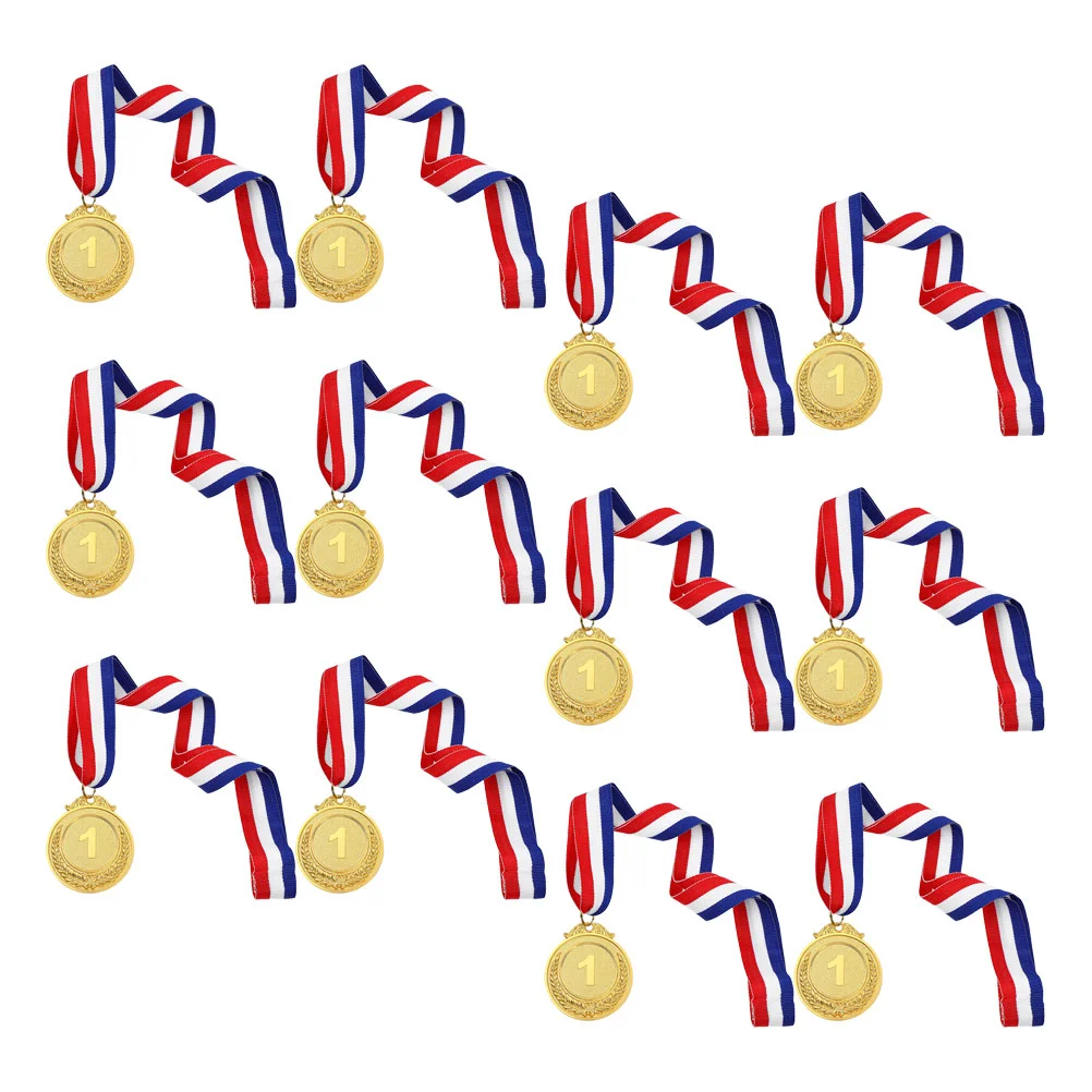 10 Pcs Soccer Medals The for Award Kids Awards Number Ribbon Toy School Gold Child
10 Pcs Soccer Medals The for Award Kids Awards Number Ribbon Toy School Gold Child