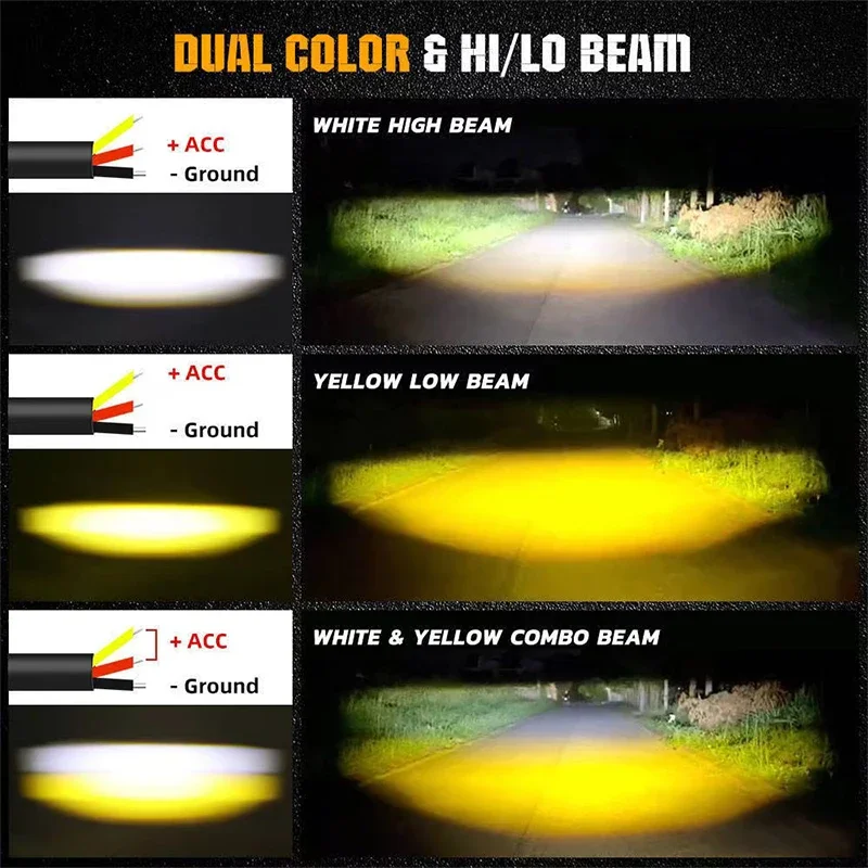 Motorcycle Spotlight Headlight LED Fog Light Lamps 12V 24V for Honda Yamaha Suzuki KAWASAKI Dirt Pit Bike Motorcycle Accessories
Motorcycle Spotlight Headlight LED Fog Light Lamps 12V 24V for Honda Yamaha Suzuki KAWASAKI Dirt Pit Bike Motorcycle Accessories