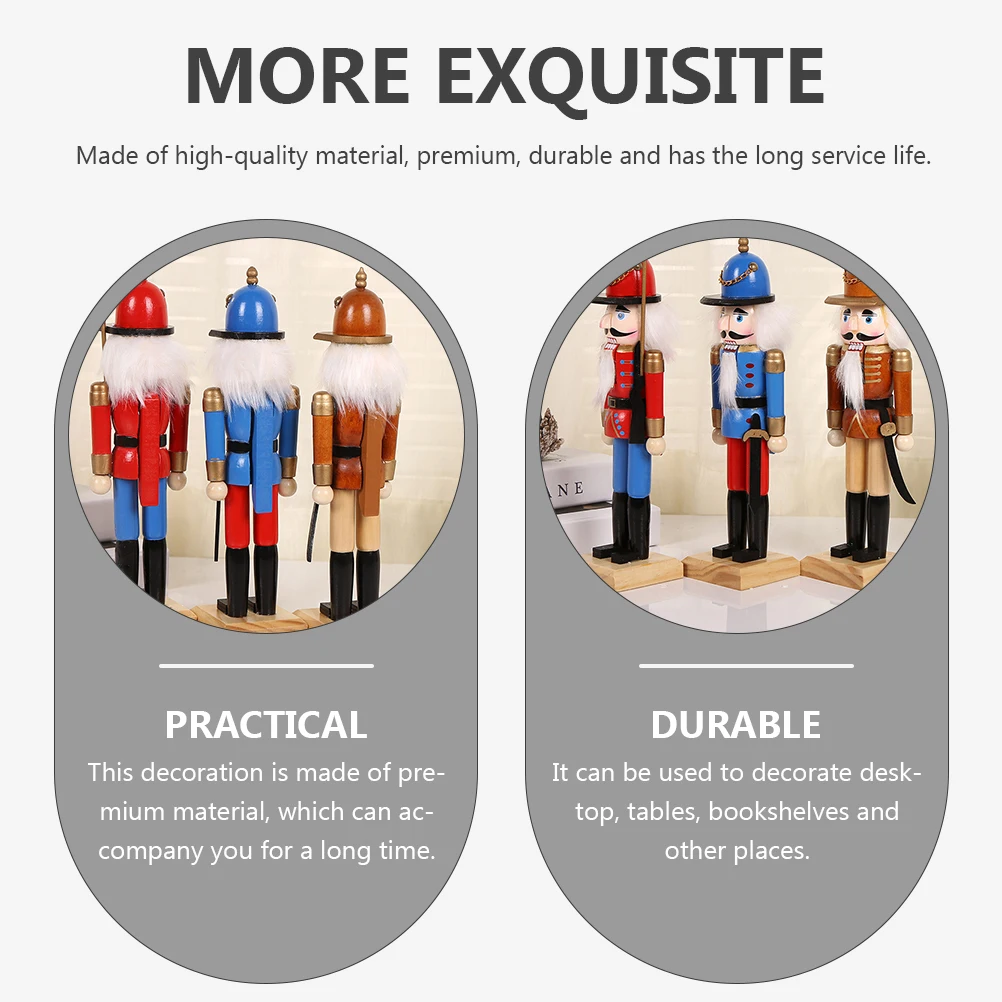 Ornament Wooden Soldier Hanging Parts Decoration Nutcracker Toy Decorations Child Christmas 
Ornament Wooden Soldier Hanging Parts Decoration Nutcracker Toy Decorations Child Christmas